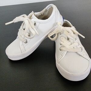 Keds White Lace-Up Casual Sneakers